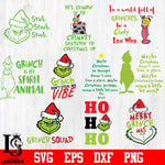 grinch bundle 14 file svg dxf pdf png file