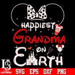 happiest grandma on earth Svg Dxf Eps Png file