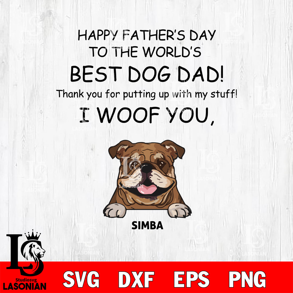 Happy fathers day to the store best dog dad