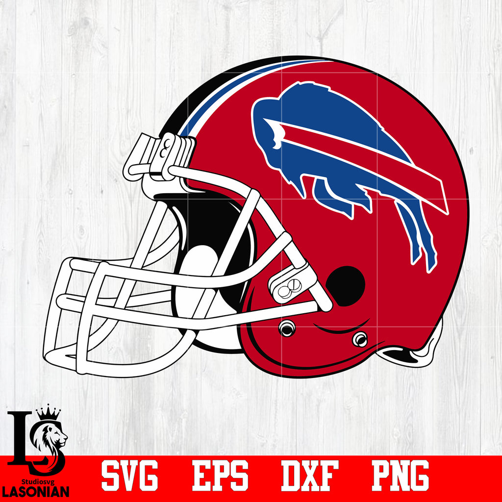 helmet Buffalo Bills svg,eps,dxf,png file – lasoniansvg