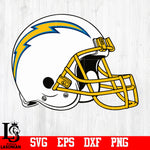 helmet  Los Angeles Chargers svg,eps,dxf,png file