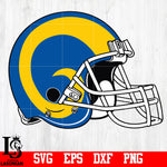 helmet Los Angeles Rams svg,eps,dxf,png file