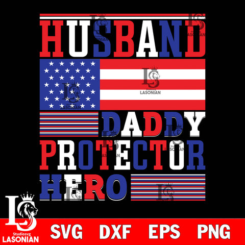 husband daddy protector hero svg dxf eps png file Svg Dxf Eps Png file