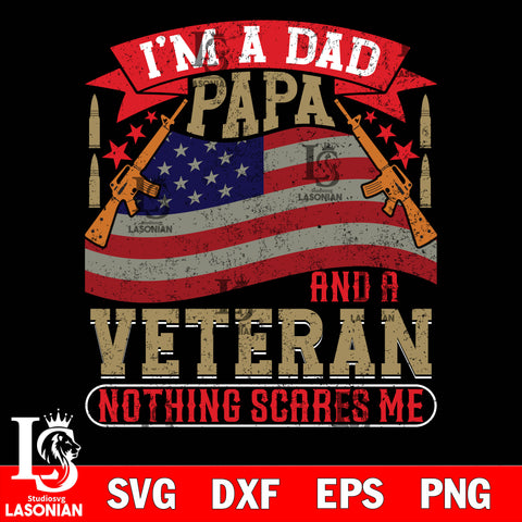 i'm a dad papa veteran svg dxf eps png file Svg Dxf Eps Png file