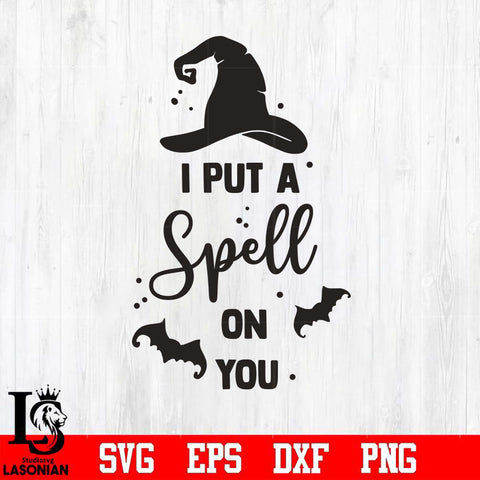 i put a spell on you svg dxf eps png file