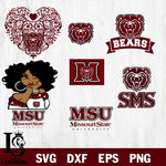 Bundle NCAA Missouri State Bears svg eps dxf png file