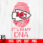 its in my dna Kansas City Chiefs svg eps dxf png file