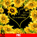 jesus it's Not Religion It's A Relationship PNG file