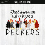 just a woman who loves peckers PNG file