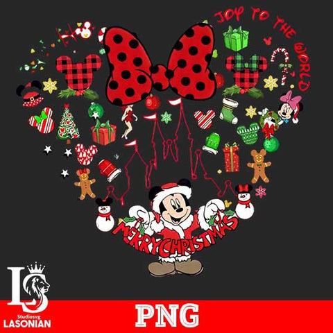merry christmas mickey png file
