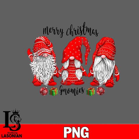 merry christmas GNOMES PNG file, Digital Download