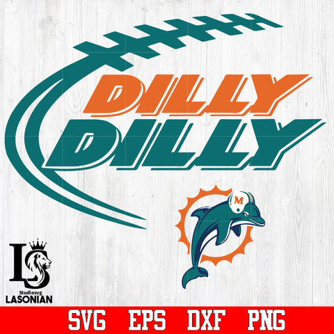 miami dolphins Dilly Dilly svg,eps,dxf,png file