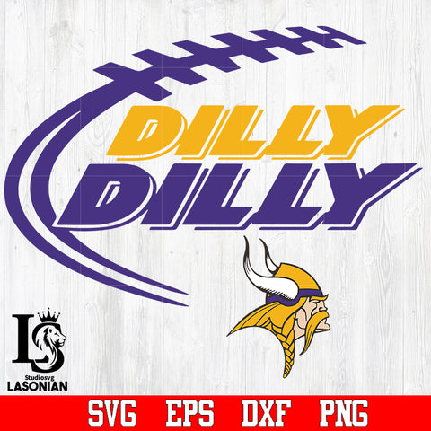 minnesota vikings Dilly Dilly svg,eps,dxf,png file