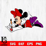 minnie Love valentines svg , mickey valentine's day svg eps dxf png file, digital download