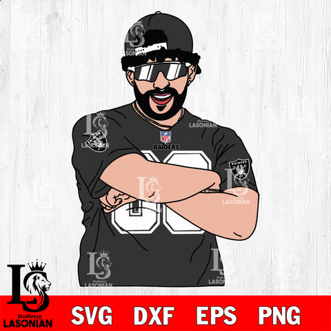 lasVegas raider Bad Bunny Svg Dxf Eps Png file