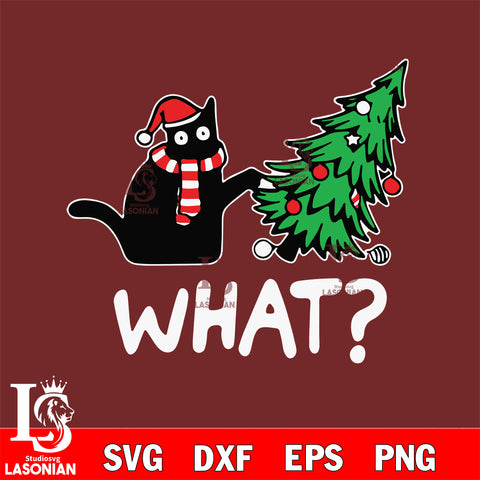 CAT WHAT? svg eps dxf png file , digital download