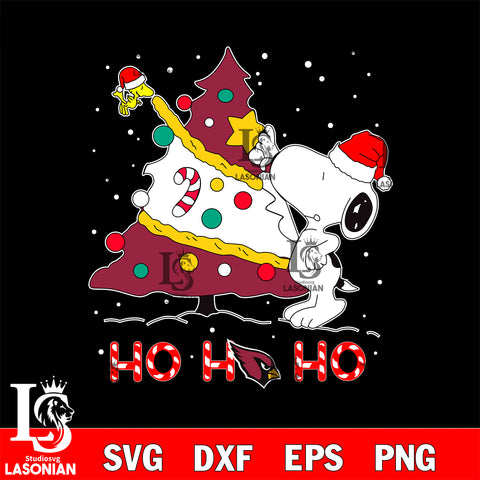 Arizona Cardinals nfl svg, snoopy christmas , Ho Ho Ho svg eps dxf png file, digital download