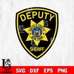 Deputy Sheriff Suffolk County newyork Badge svg eps dxf png file
