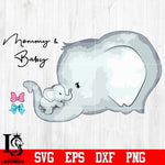 mommy and bady Svg Dxf Eps Png file