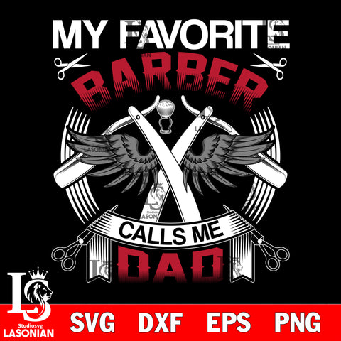my favorite barber call me dad svg dxf eps png file Svg Dxf Eps Png file