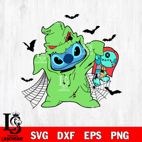 oogie boogie with sally halloween svg, halloween svg eps dxf png file