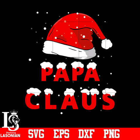 papa claus svg eps dxf png file