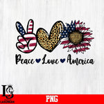 peace love america png file