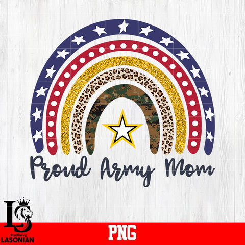 proud army mom png file