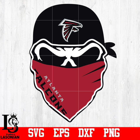 punisher skull Atlanta Falcons svg,eps,dxf,png file