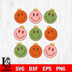 retron christmas  svg eps dxf png file, digital download