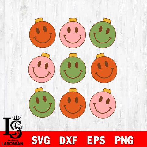 retron christmas  svg eps dxf png file, digital download