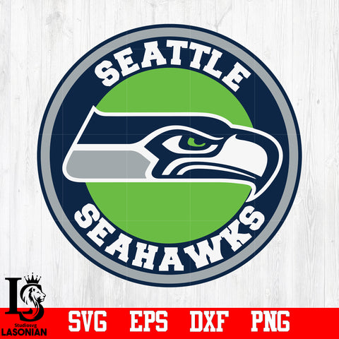 seattle seahawks circle logo svg,eps,dxf,png file