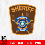 sheriff guadalupe county police svg eps dxf png file