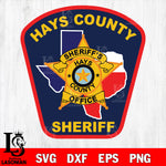 sheriff hays county police svg eps dxf png file