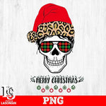 skull merry christmas png file