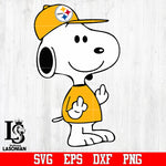 snoopy dog pittsburgh steelers svg,eps,dxf,png file