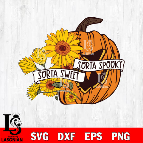 sorta spooky sorta sweet svg eps dxf png file