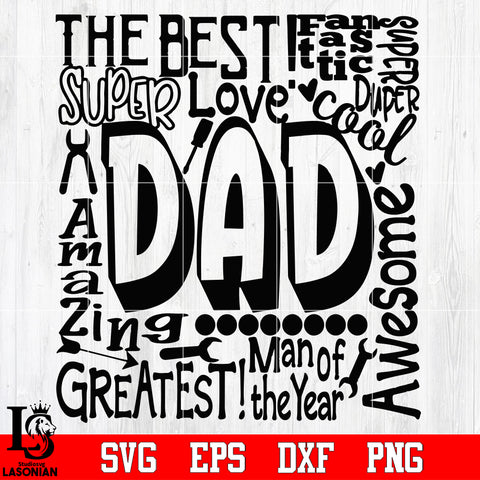 the best super love dad Svg Dxf Eps Png file
