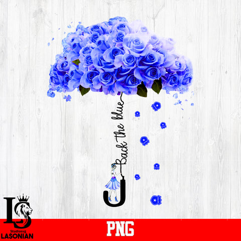 umbrella Back The Blue PNG file