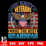 us navy veterans make the best grandpas svg dxf eps png file Svg Dxf Eps Png file