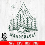 wanderlust,camping,svg,png,dxf,png file