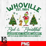 Whoville bed breakfast PNG file, Digital Download