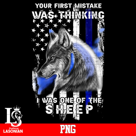 your first mistake was thinking was one of the sheep png file